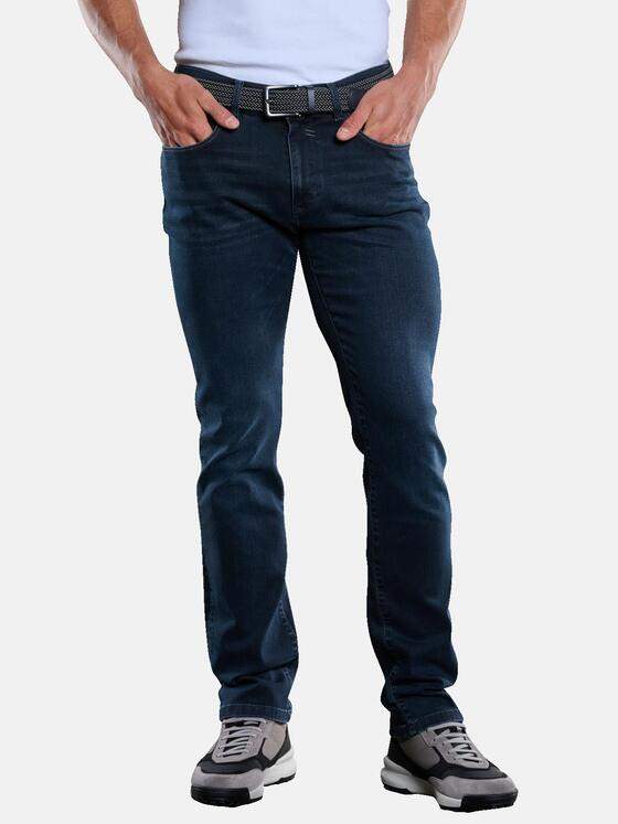 engbers Herren Super-Stretch-Jeans slim fit Indigoblau 33721