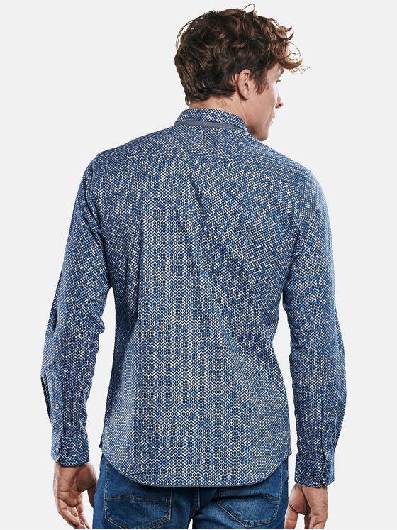 engbers Herren Hemd langarm Saphirblau 30964