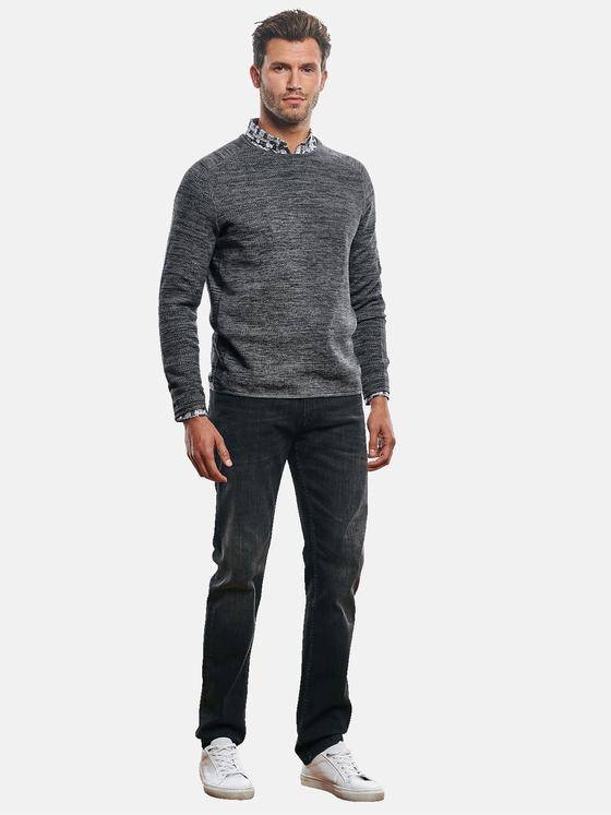 engbers Herren Pullover Rundhals Dunkelgrau 30982