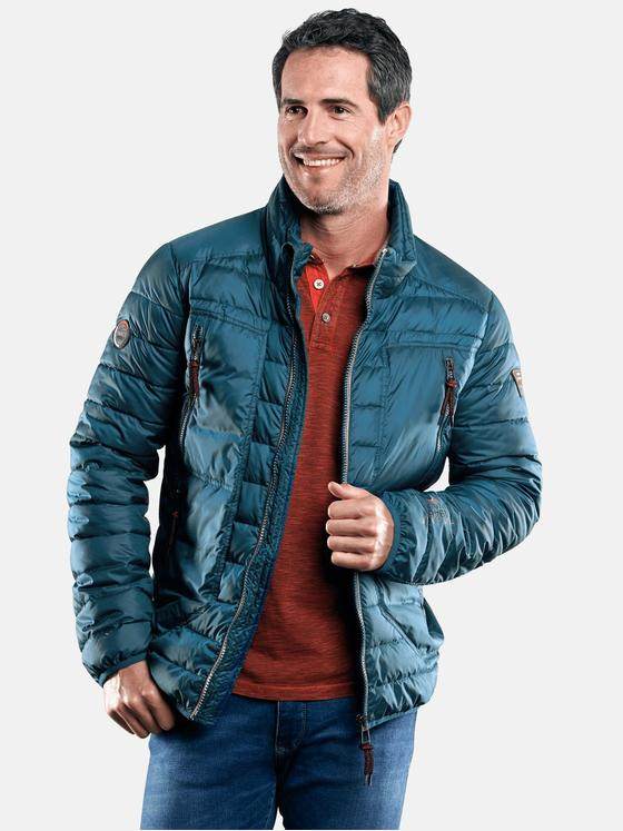 engbers Herren Leichte stylische Steppjacke Petrolblau 29054