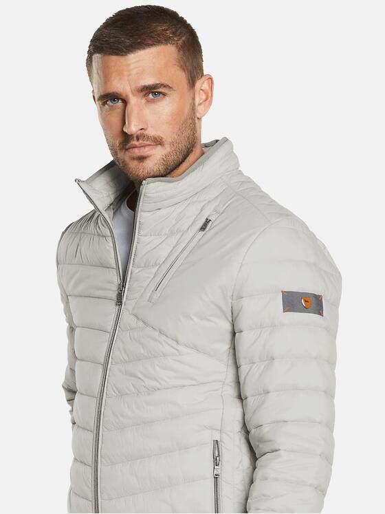 emilio adani Herren Steppjacke slim fit Grau 34291