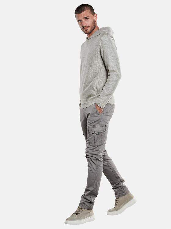 emilio adani Herren Pullover mit Kapuze Beige 33510
