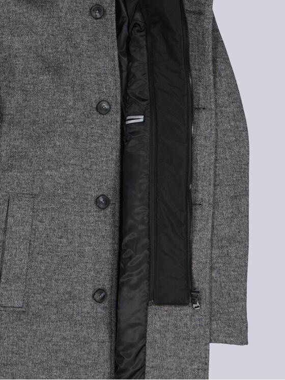 emilio adani Herren Mantel mit heraustrennbarem Inlet Dunkelgrau 39389