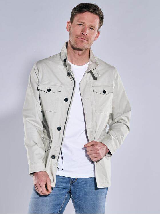 ENGBERS GERMANY Herren Jacke im Fieldjacket Design Naturweiss 38405