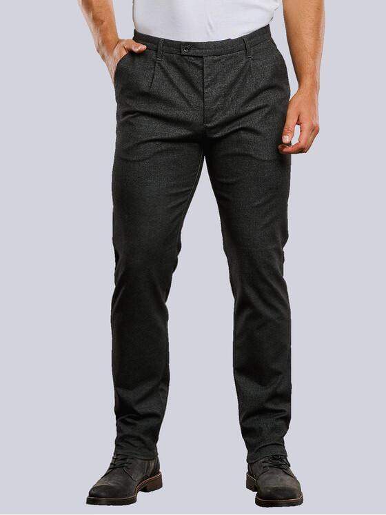 engbers Herren Chino gemustert Kieselgrau 33650