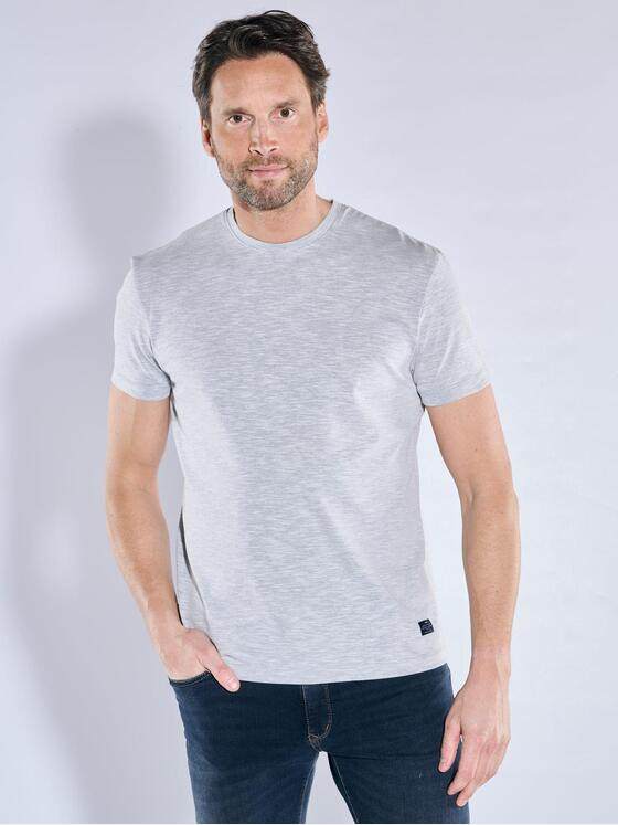 engbers Herren T-Shirt uni Silbergrau 38342