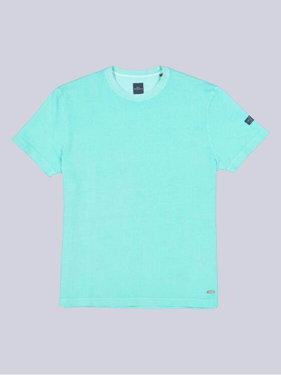 engbers Herren T-Shirt strukturiert Tuerkis 39173