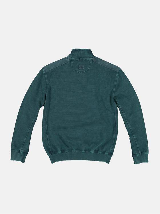 engbers Herren Sweatshirt mit Stehkragen Türkis 33762