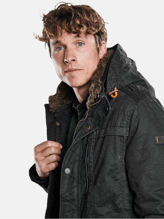 engbers Herren Gewaschene Baumwolljacke Oliv 30764