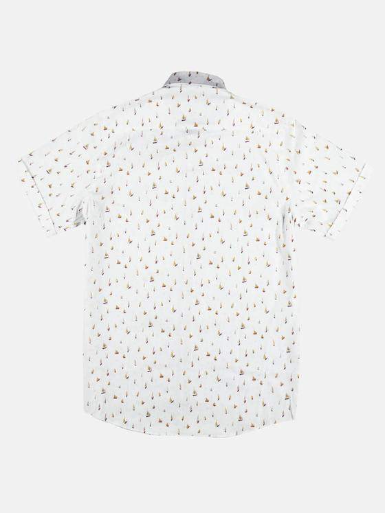 engbers Herren Hemd kurzarm Sonnenorange 29473