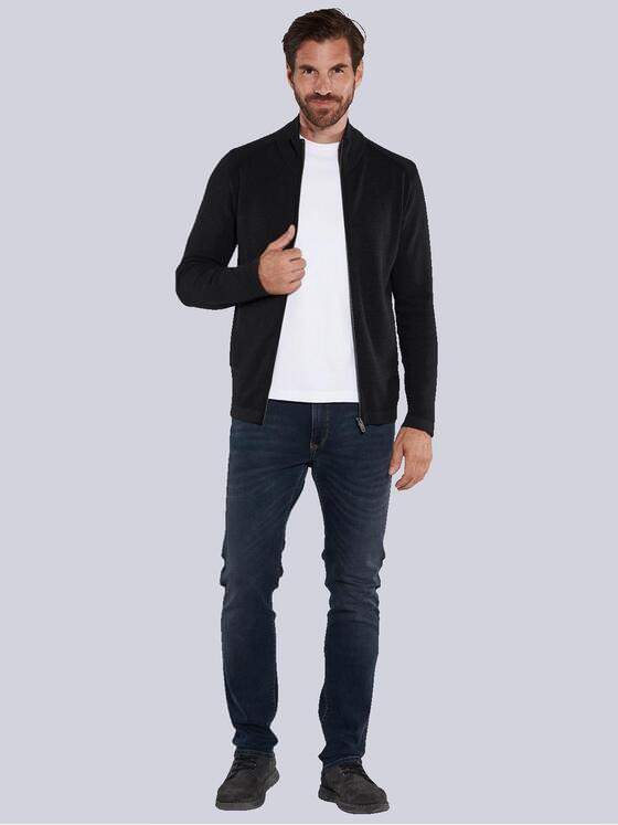 engbers Herren Cardigan uni Grau 36140