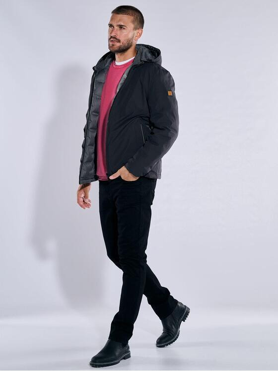 emilio adani Herren Wendejacke mit Soronafüllung Schwarz 37432