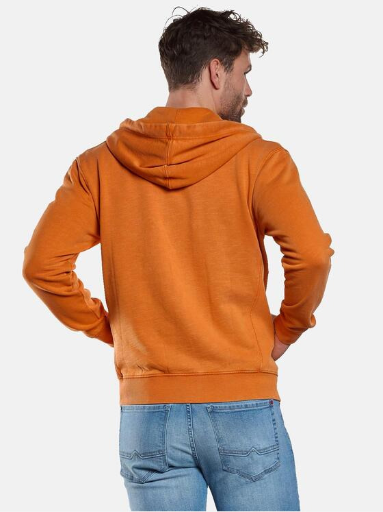 engbers Herren Sweatjacke mit Kapuze Orange 33153