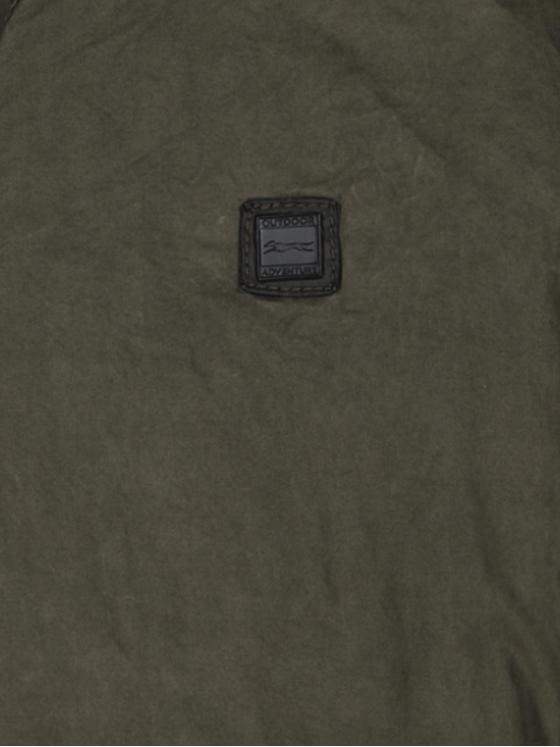 engbers Herren Baumwoll-Jacke mit abnehmbarer Kapuze Oliv 33563