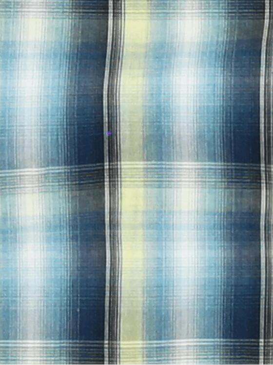 engbers Herren Kariertes Halbarmhemd Limonengelb 29091