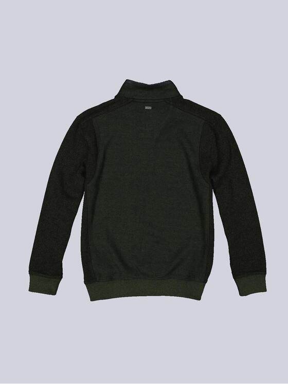 engbers Herren Sweatshirt mit Stehkragen Grün 35638
