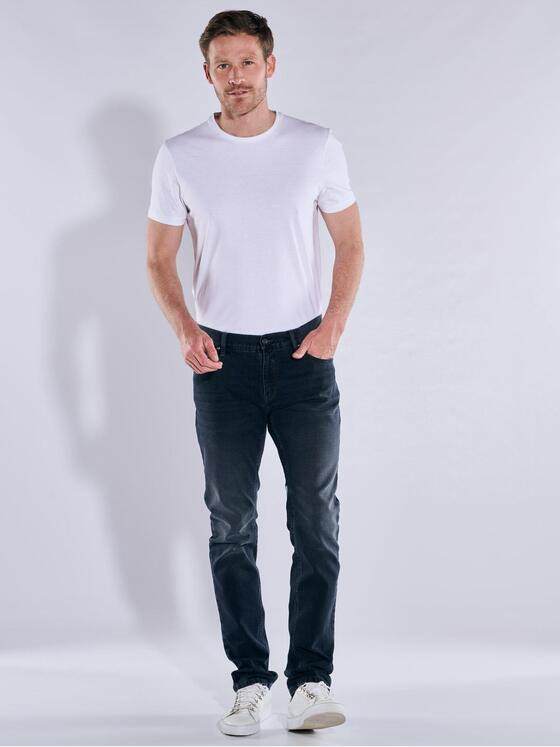 ENGBERS GERMANY Herren Super-Stretch-Denim mit einzigartiger Warenstruktur Indigoblau 37531