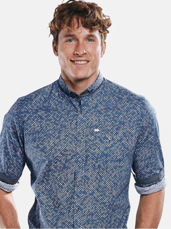 engbers Herren Hemd langarm Saphirblau 30964