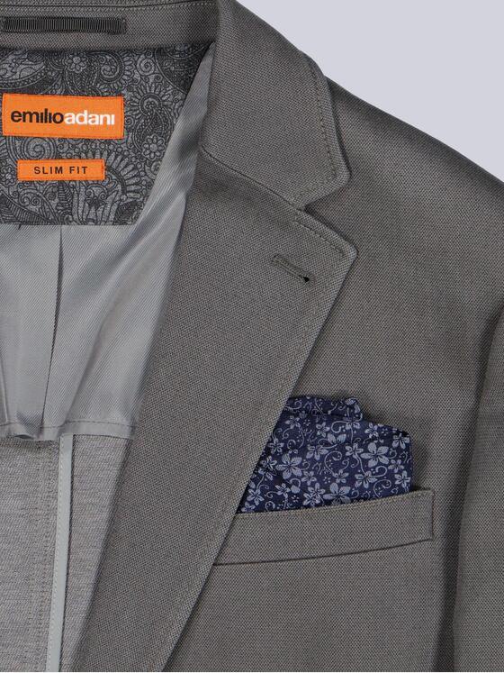 emilio adani Herren Einstecktuch gemustert Blau 38693
