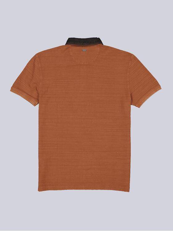 engbers Herren Polo-Shirt strukturiert Orange 35238