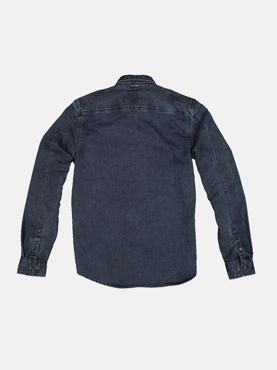 emilio adani Herren Hemd uni Saphirblau 33625