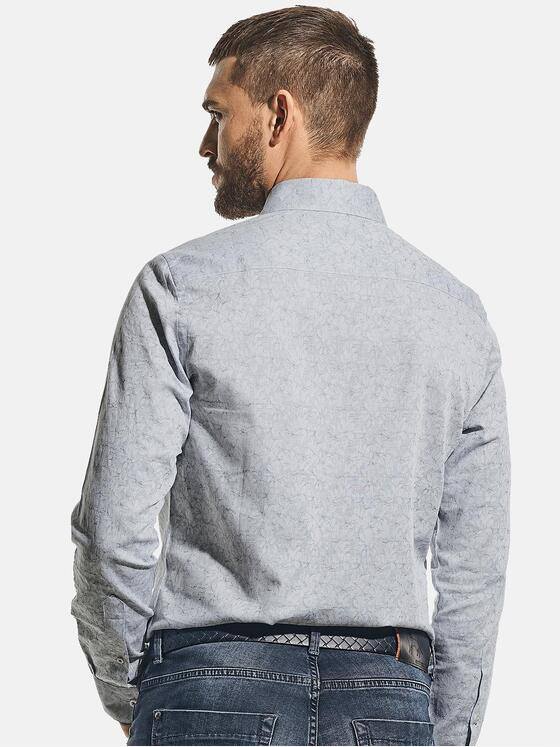 emilio adani Herren Hemd langarm Blau 31225
