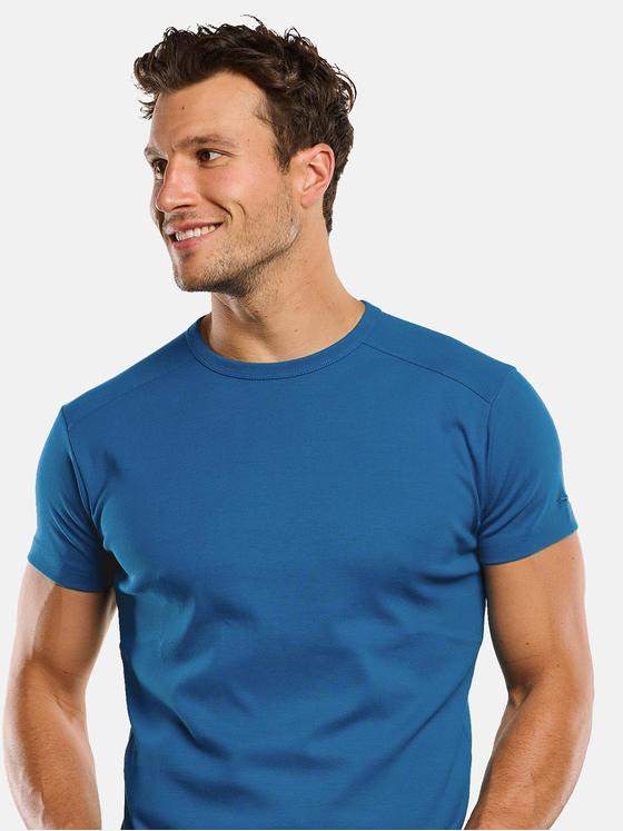 engbers Herren Basic-Shirt "My Favorite" organic Royalblau 34362