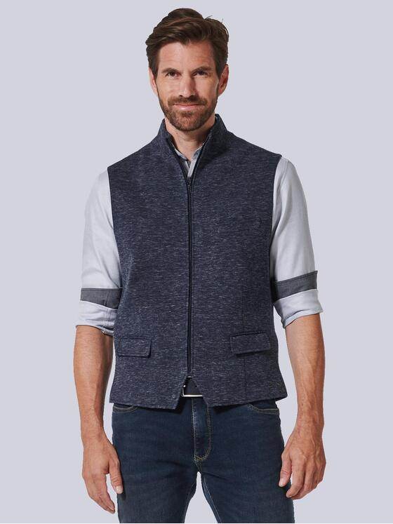 engbers Herren Sakko-Weste regular Indigoblau 35258