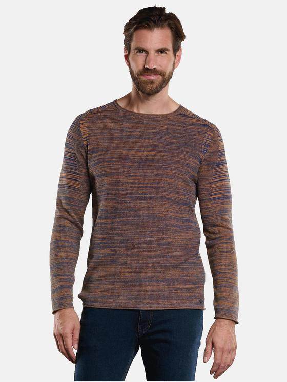 engbers Herren Pullover meliert Orange 34130