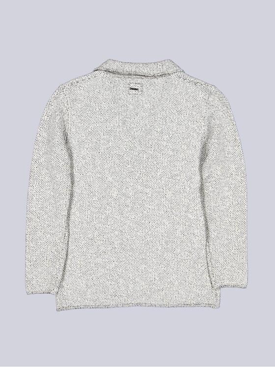 engbers Herren Strick-Sakko strukturiert Naturweiss 39627