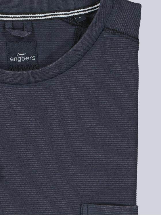engbers Herren T-Shirt strukturiert Saphirblau 39295