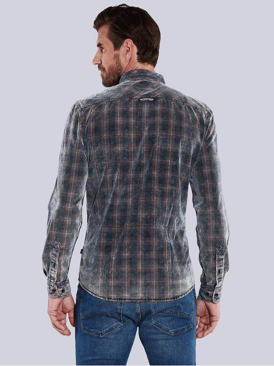engbers Herren Langarm-Hemd kariert Orange 35654
