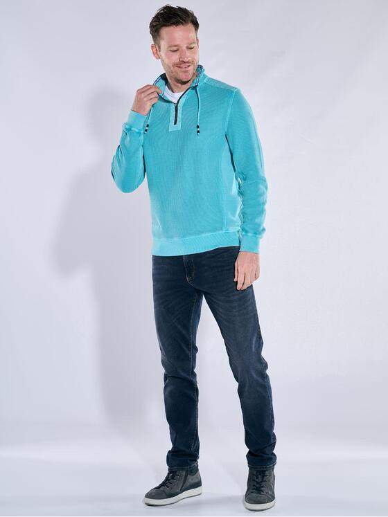 engbers Herren Sweatshirt regular Tuerkis 38308