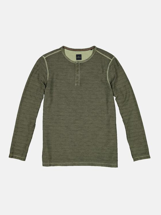 engbers Herren Langarm-Shirt uni Grün 35312