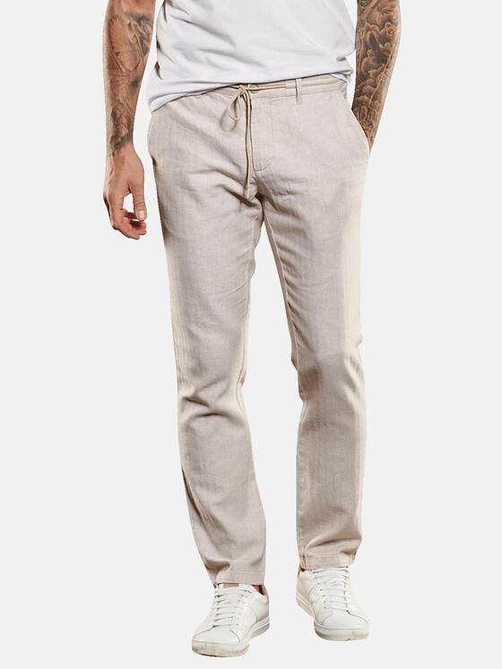 emilio adani Herren Chino regular Beige 35013