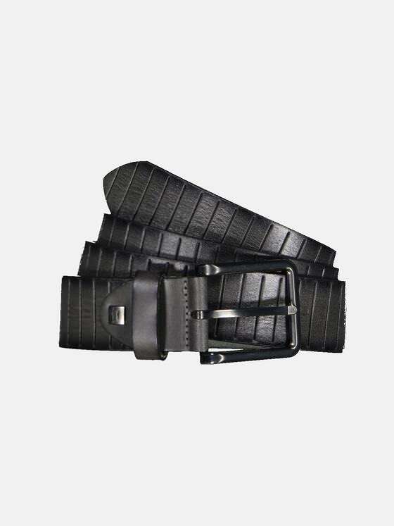 engbers Herren Ledergürtel aus Büffelleder Anthrazit 32918