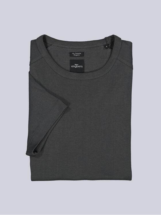 engbers Herren Basic-Shirt "My Favorite" organic Dunkelgrau 38789
