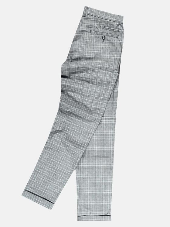 emilio adani Herren modische Chino im Dessin Grau 29265