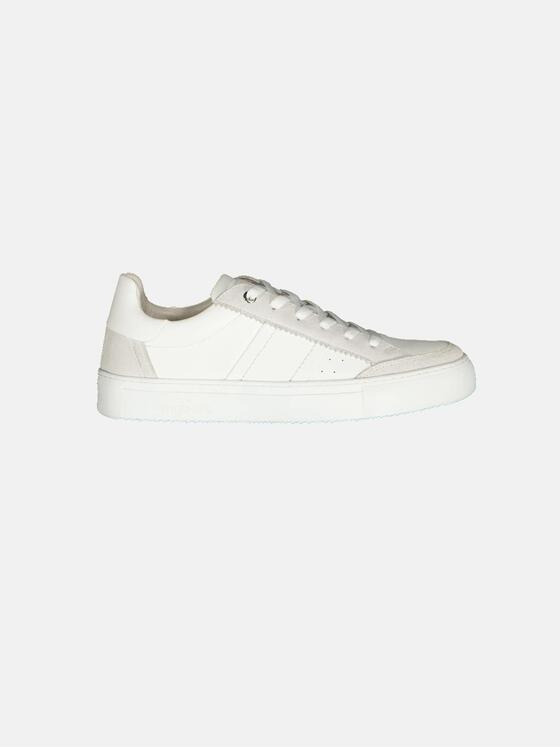 engbers Herren Sneaker aus Leder Naturweiss 34691