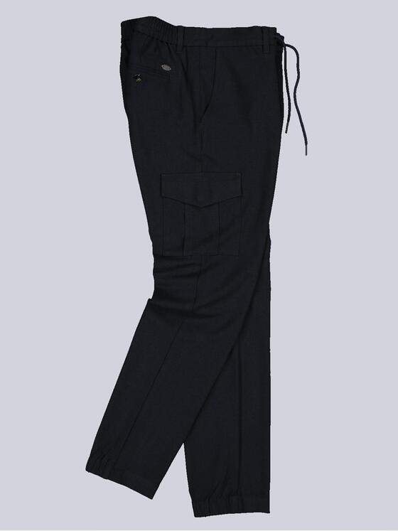 engbers Herren Cargo-Hose slim fit Blau 35221
