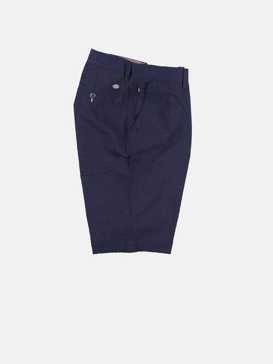 engbers Herren Schlichte Shorts aus Soft-Touch-Material Blau 29821
