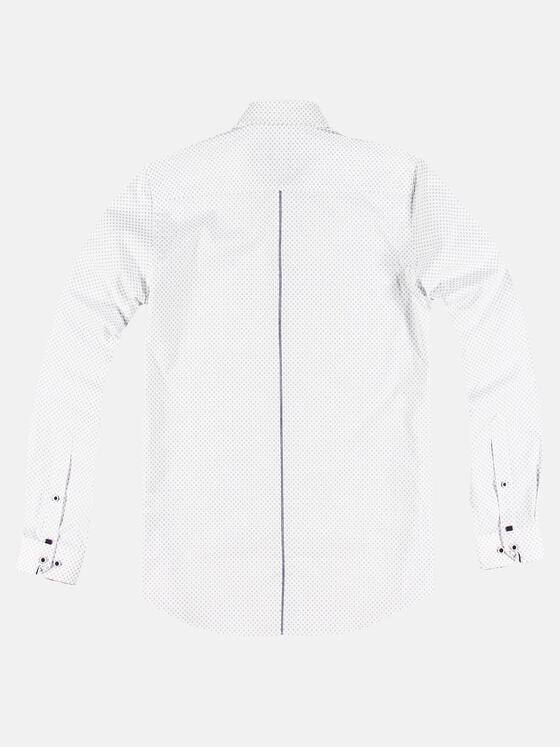 engbers Herren Comfort Stretch Hemd mit Print Saphirblau 30662