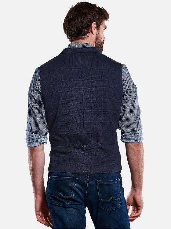 engbers Herren Sakko-Weste kariert Saphirblau 33318