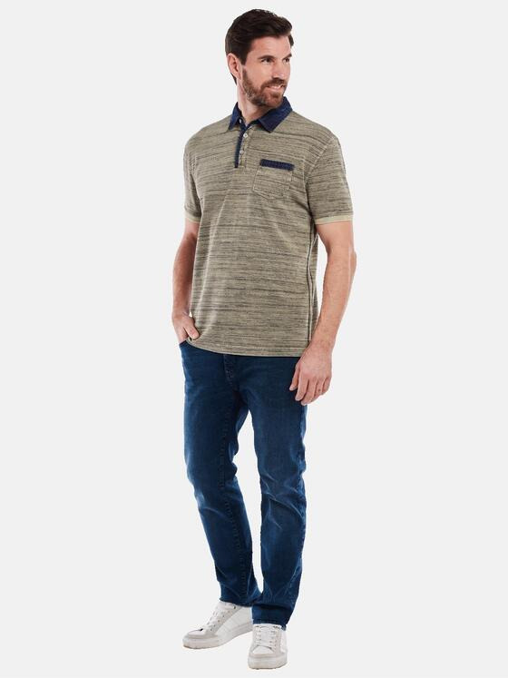 engbers Herren Polo-Shirt regular Beige 35086