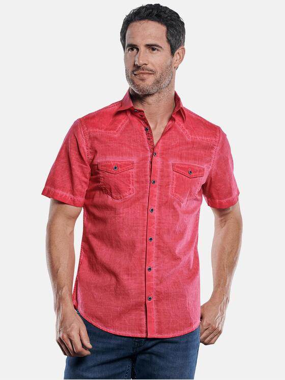engbers Herren Bestseller-Hemd mit speziellen Waschungen Feuerrot 29900