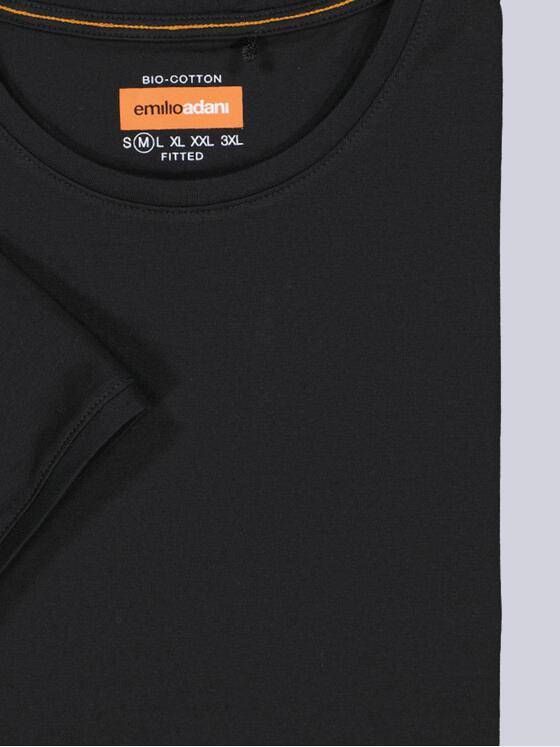 emilio adani Herren T-Shirt "My Favorite" Schwarz 37389