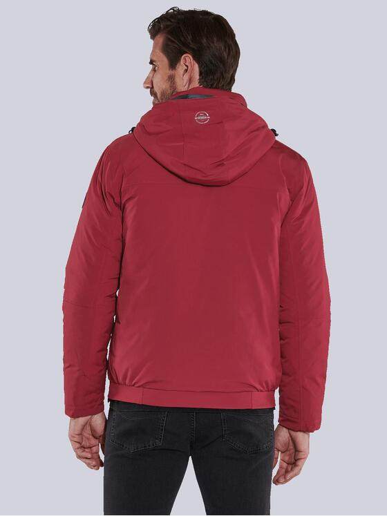 engbers Herren Jacke mit abnehmbarer Kapuze Rot 35425