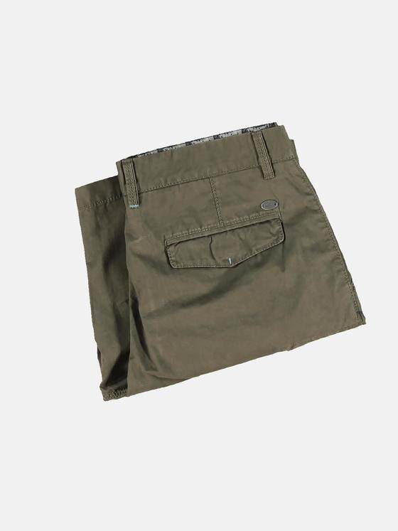 engbers Herren Bermuda mit seitlichen Taschen Khaki 32375