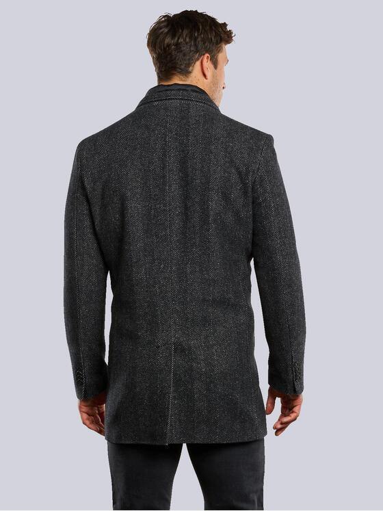 engbers Herren Mantel mit Inlet Anthrazit 33591