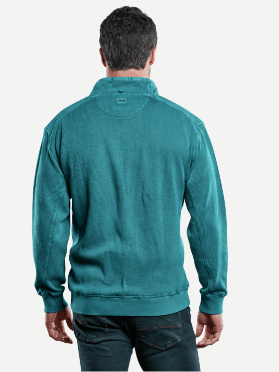 engbers Herren Sweatshirt Stehbund Petrol 28839